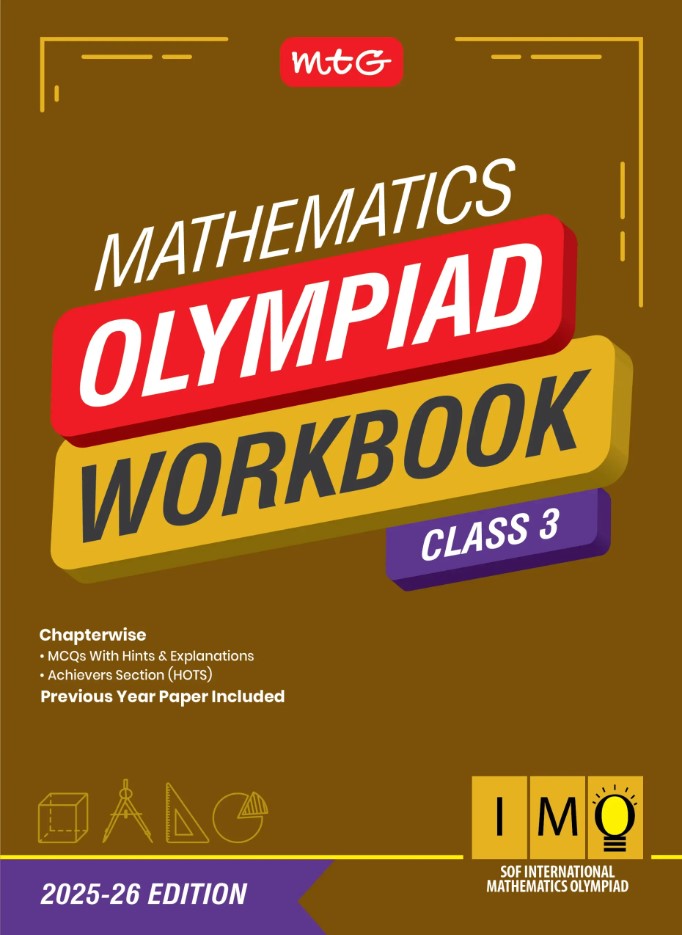 MTG International Mathematics Olympiad (IMO) Workbook for Class 3 - SOF Olympiad Preparation Books | 2025-2026 Edition